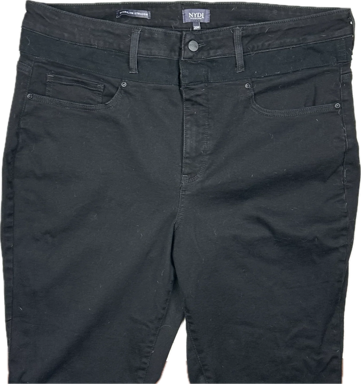 NYDJ - 'Lift & Tuck' MARILYN Straight Leg Jeans -Size 20US suit 24AU