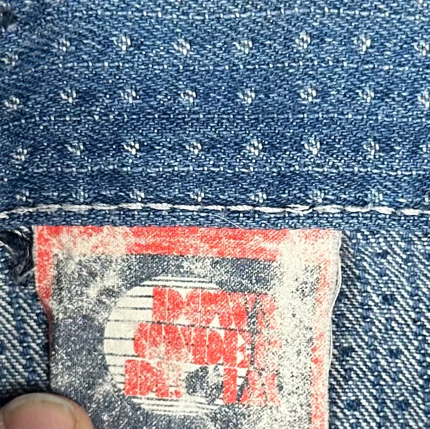 Vintage 80's Pioneer Pleat Front Tapered Jeans- Suit Size 4