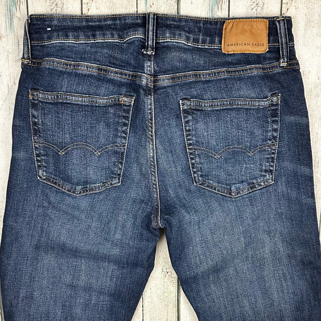 American Eagle Airflex+ Slim Stretch Jeans - Size 30 - Jean Pool