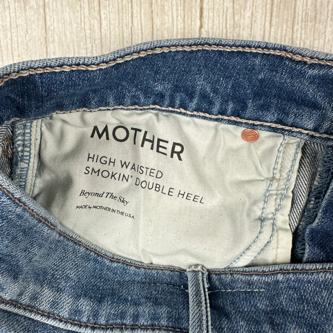 Mother "High Waisted Smokin' Double Heel" Flare Jeans - Size 27