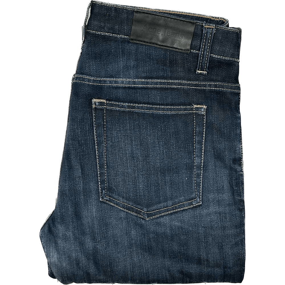 Acne Jeans Ladies Hep Confident Straight Jeans - Size 30 - Jean Pool
