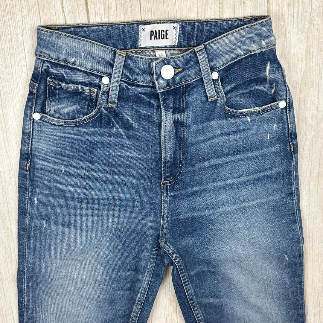Paige Denim 'Sarah Slim' Embarcadero Distressed Jeans- Size 24