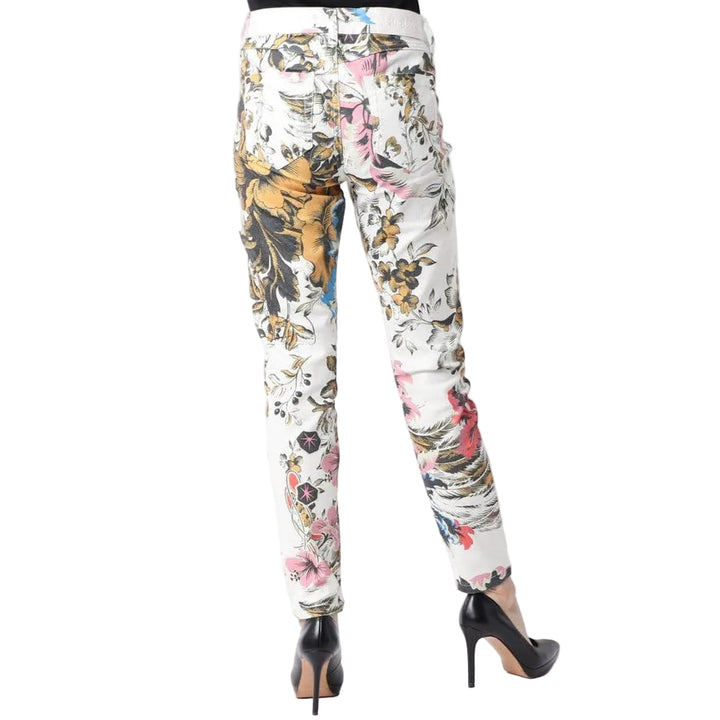 NWT- Desigual Floral Print Ladies Skinny Jeans- Size 24