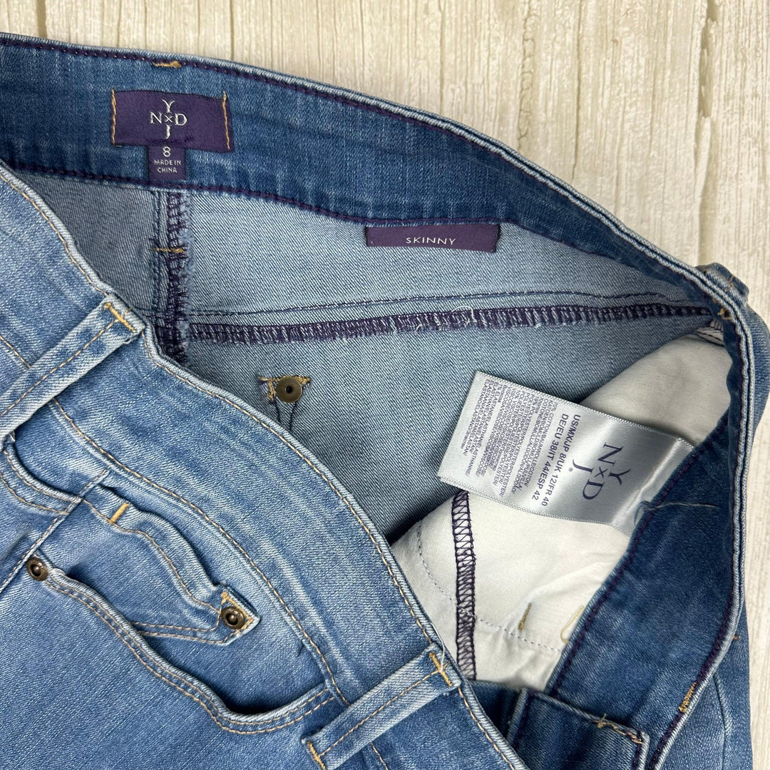 NYDJ Lift & Tuck 'Skinny' Stretch Jeans -Size 8 US or 12 AU
