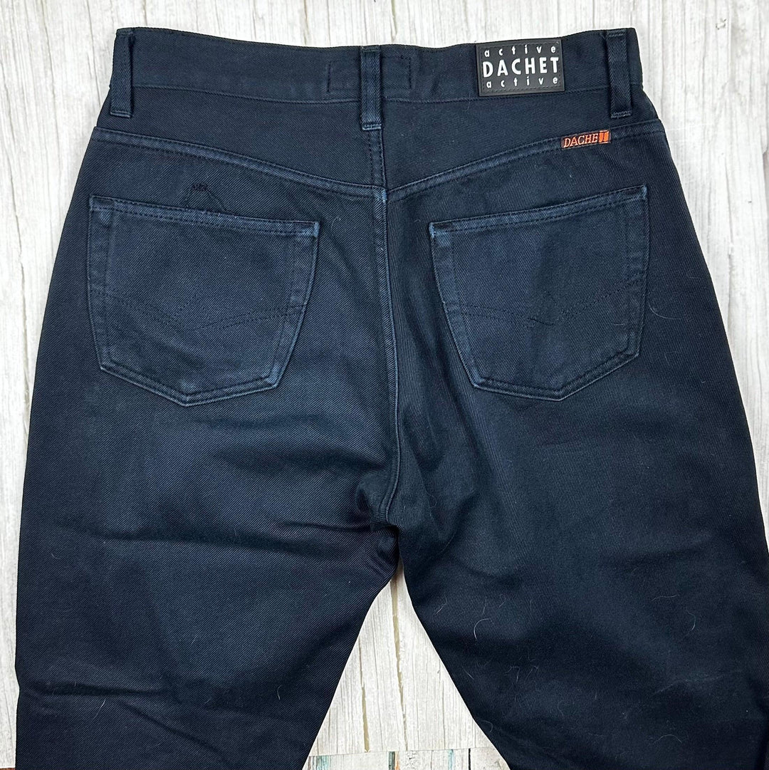 Dachet Vintage 1990's Navy 'Tencel' Jeans- Size 10