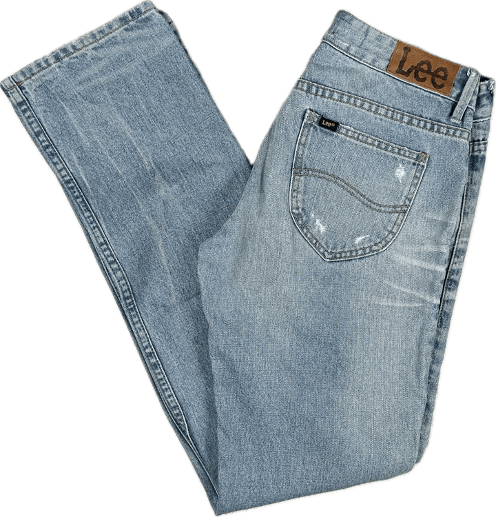 Lee Jeans Light Wash ' Straight L2 ' Jeans- Size 10 - Jean Pool