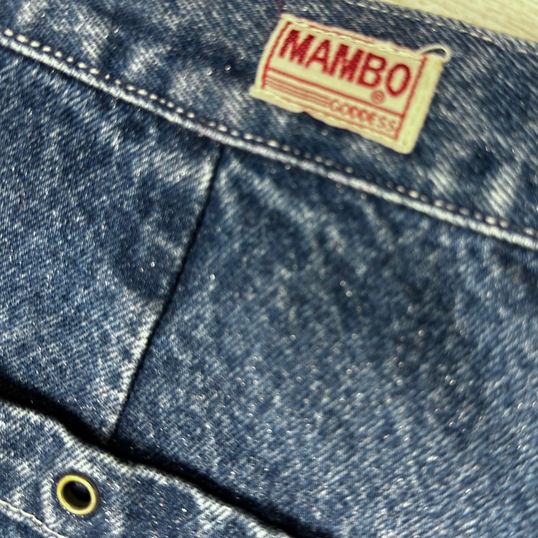 Mambo Godess Y2k  Denim Skirt -Size 12