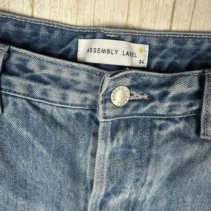 Assembly Label Classic Relaxed Straight Jeans- Size 34 or 16AU