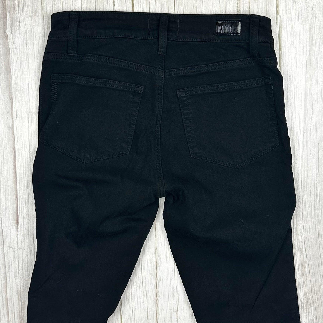 Paige Denim 'Hoxton Ultra Skinny' Black Jeans - Size 27