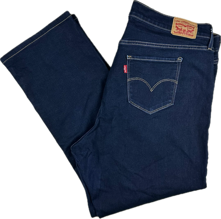 Ladies Levis 314 Shaping Straight Jeans - Size 18W