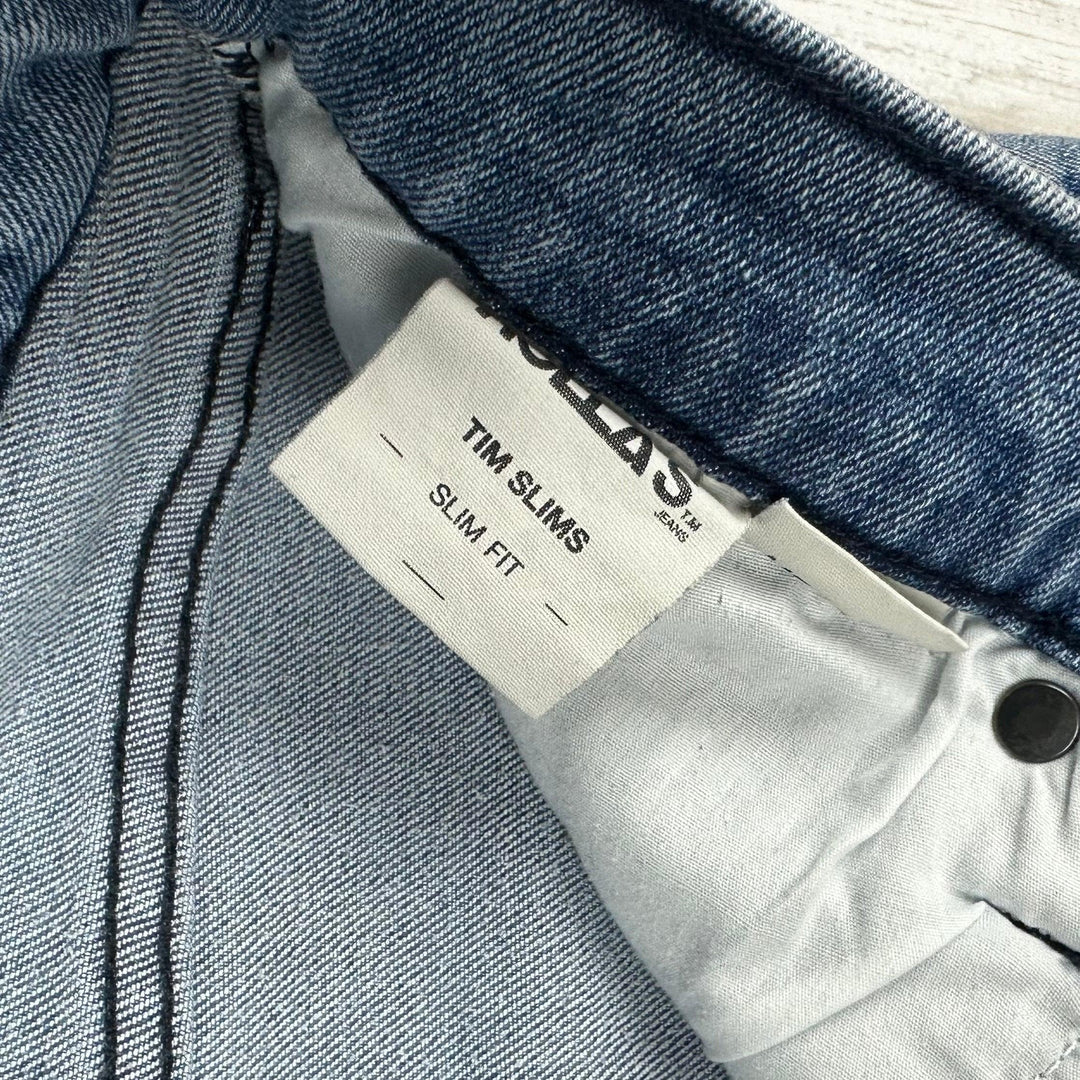 Mens ROLLAS 'Tim Slims' Stretch Jeans - Size 33/32