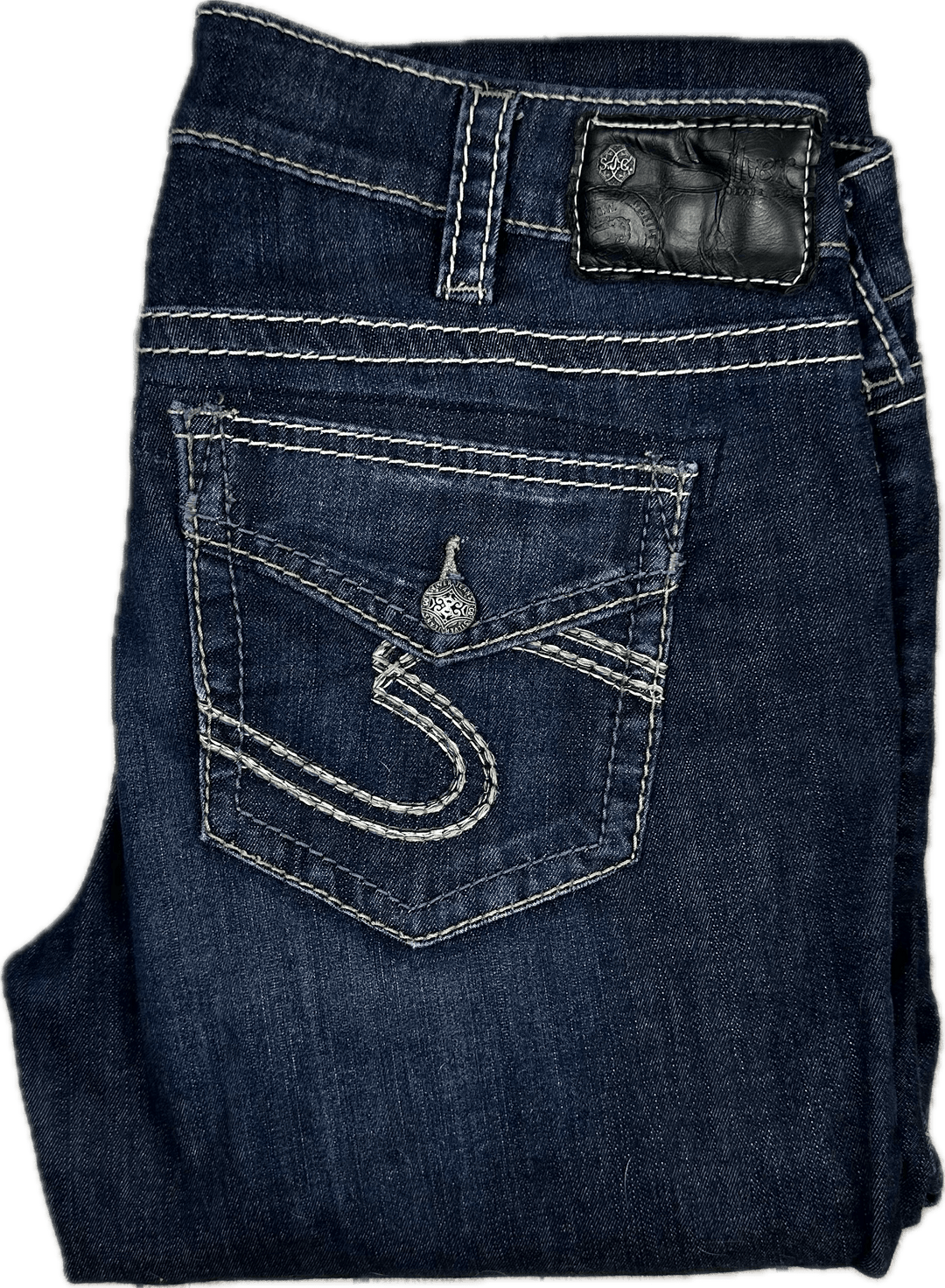 Silver Jeans Co. 'Aiko Mid Slim Boot' Jeans - Size 31/35 - Jean Pool