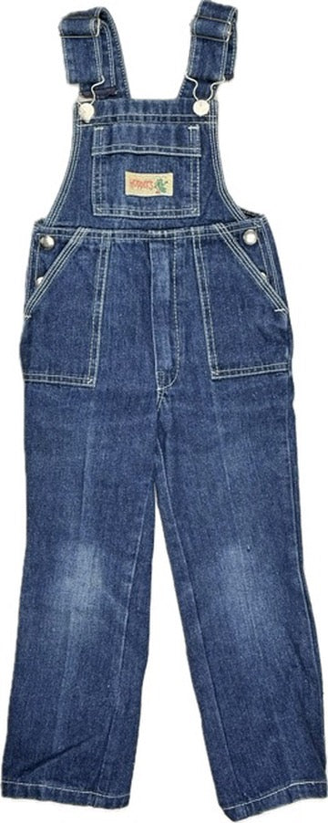 Vintage 1970's 'Hoppers' Australian Made Dungaree Overalls - Size 2Y