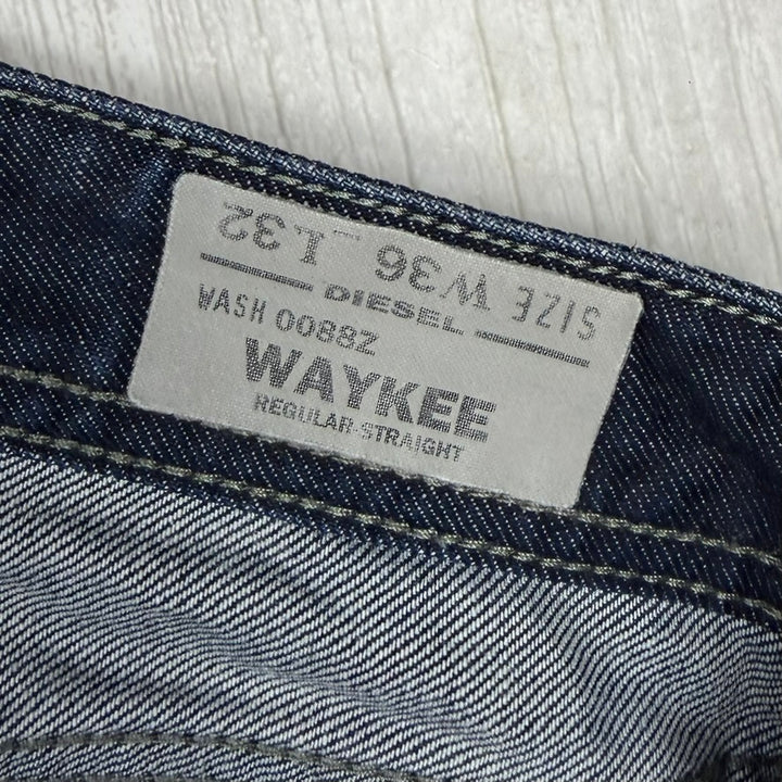 Diesel 'Waykee' Denim Regular Straight Fit Jeans -Size 36