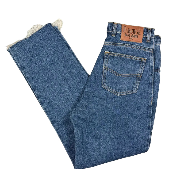 Fabergé Vintage 1980's Aussie Made  High Waist Baggies Jeans- Suit Size 8/10