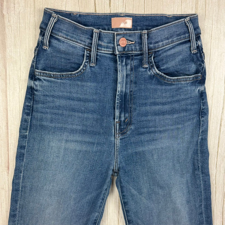 Mother 'The Hustler Ankle Fray' Boot Crop Jeans - Size 24