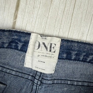 One Teaspoon Ladies Fray Hem Destroyed Denim Shorts - Size 28