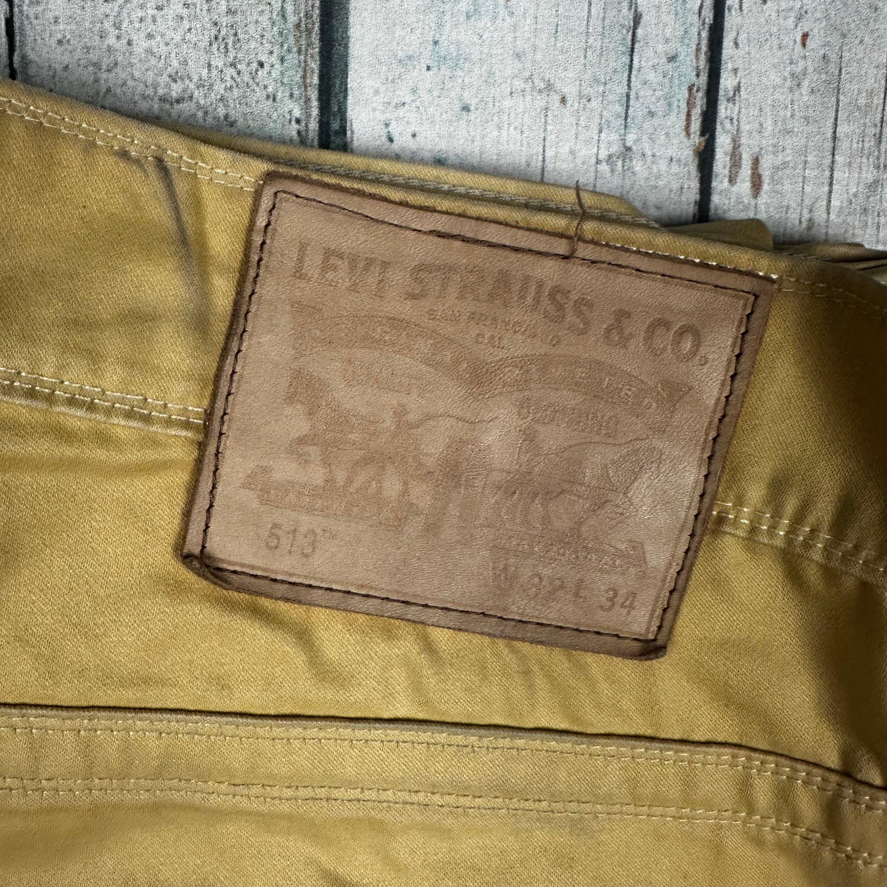 Levis mustard jeans best sale