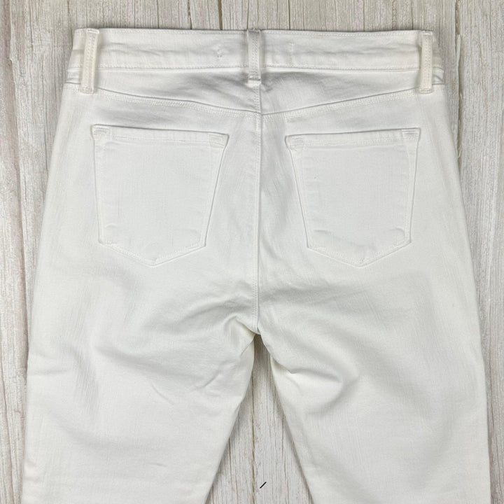 J Brand 'Skinny Leg' Mid Rise White Jeans - Size 27 - Jean Pool