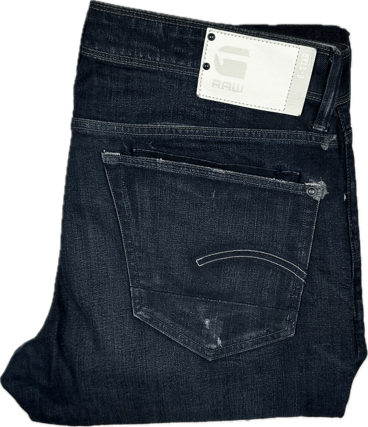 G Star RAW Mens 'Kilcot' Straight Tapered Jeans -Size 34/32