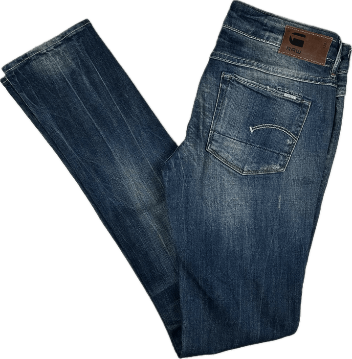 G Star RAW Womens '3301' Skinny Jeans -Size 26/32