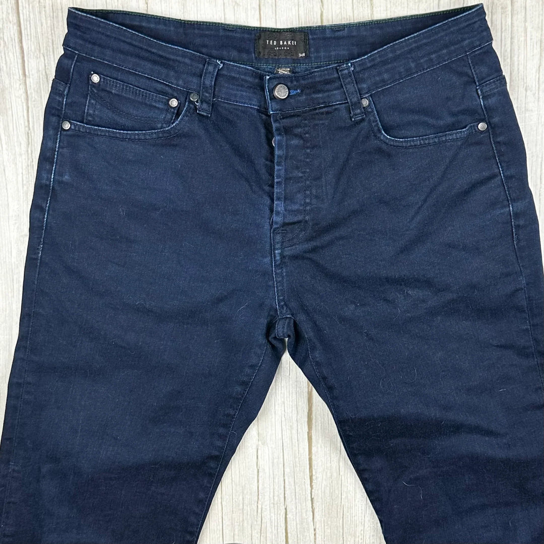 Ted Baker Mens Slim Straight Jeans - Size 34