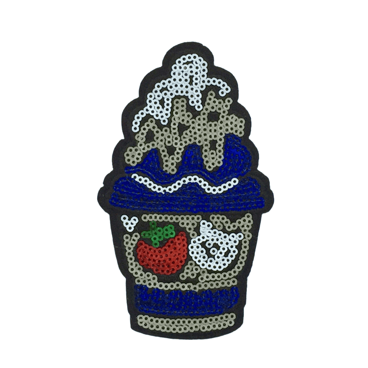 Snowcone - Sequin & Embroidered Patch