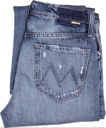 NEW - Mother 'The Tomcat Ankle ' Take Me Even Higher Wash Jeans - Size 29