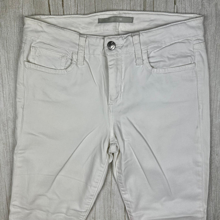 Joe's Jeans 'Annie' Mid Rise White Skinny Jeans -Size 27