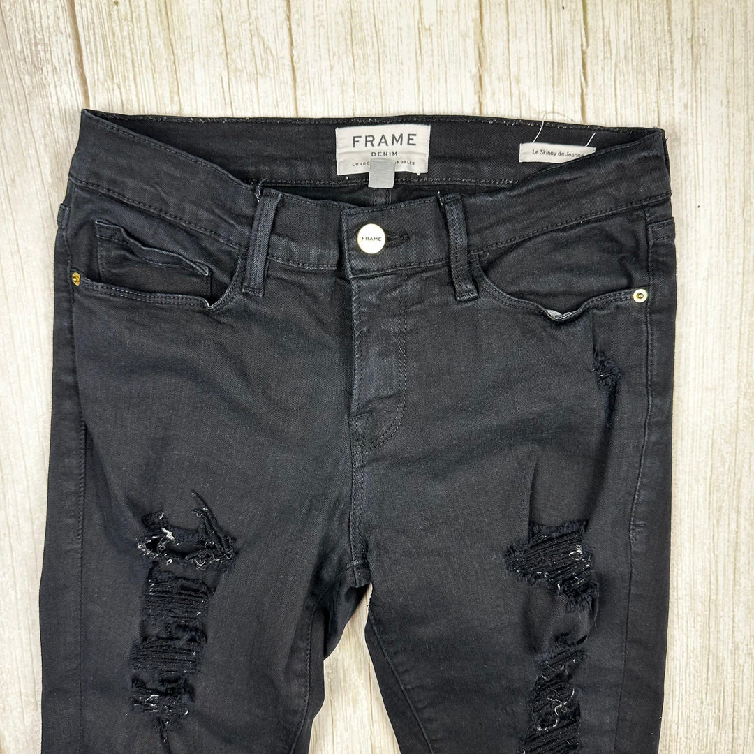 Frame Denim 'Le Skinny de Jeanne Crop' Film Noir Jeans -Size 27