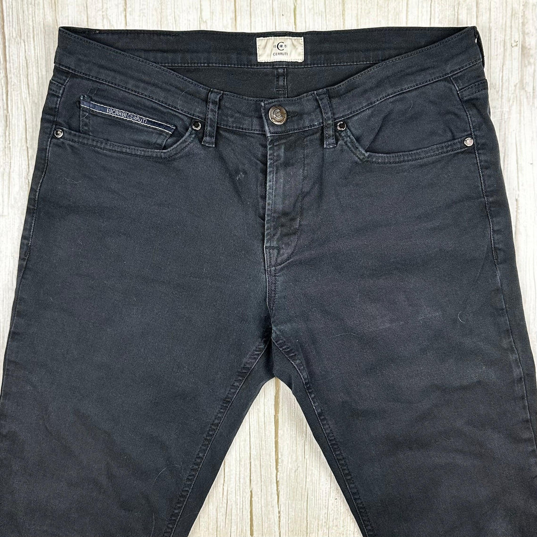 Cerruti 1881 Italian Stretch Black Mens Jeans - Size 34