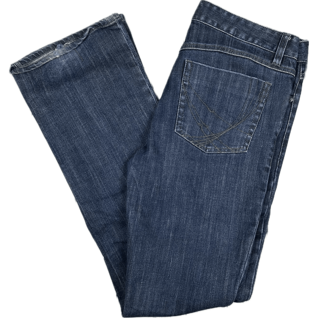 Bodymetrics Ladies 'Sarah' Bootflare Jeans - Size 30 - Jean Pool