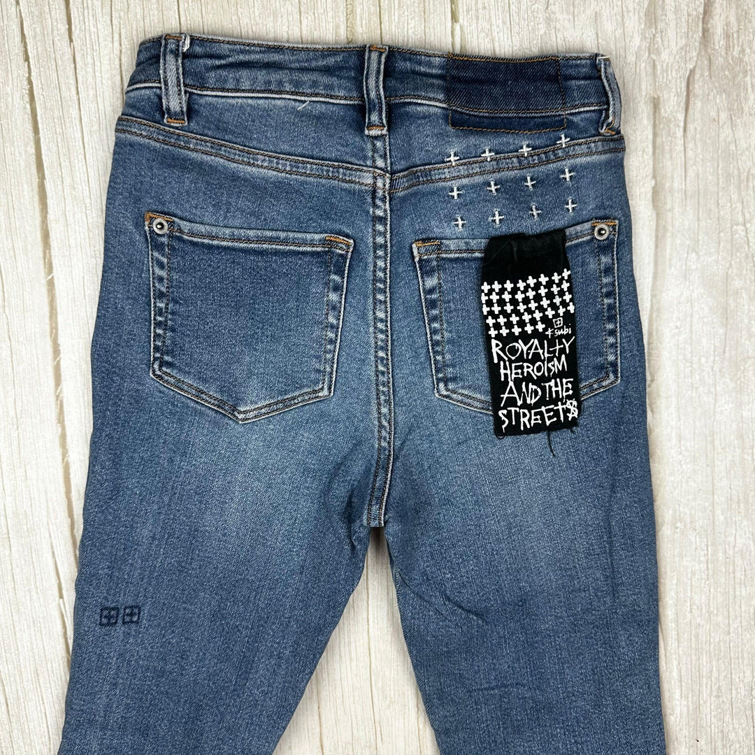 Ksubi 'Super Skinny' High Rise Ankle Jeans  - Size 23