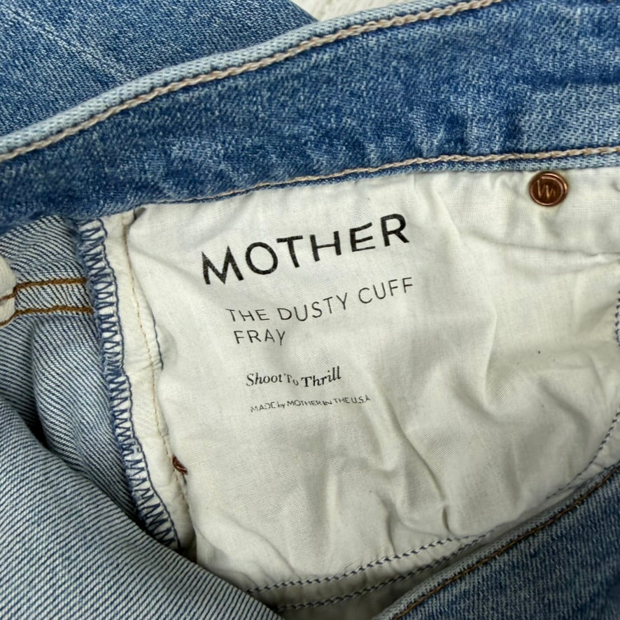 Mother 'The Dusty Cuff Fray'- Shoot to Thrill Jeans - Size 28
