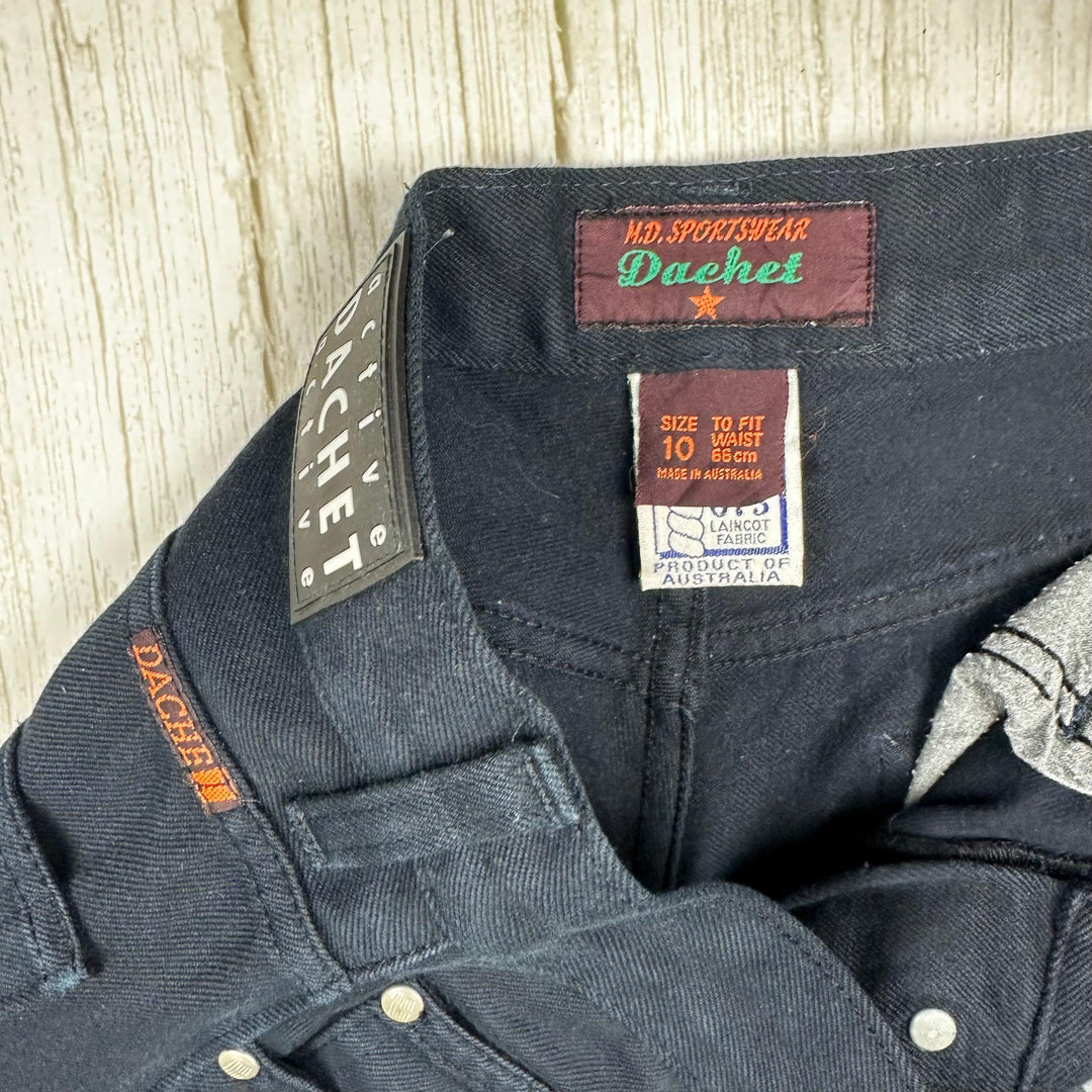 Dachet Vintage 1990's Navy 'Tencel' Jeans- Size 10
