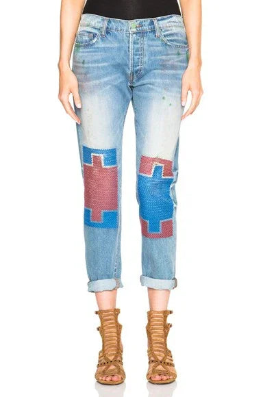 NWT - Sandrine Rose Re-Worked Original Handmade in USA Jeans - Size 25