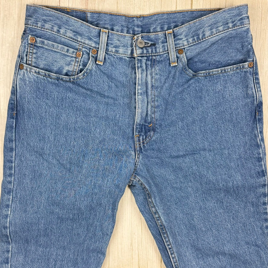 Levis 516 Straight Leg Denim Jeans - Size 35/30