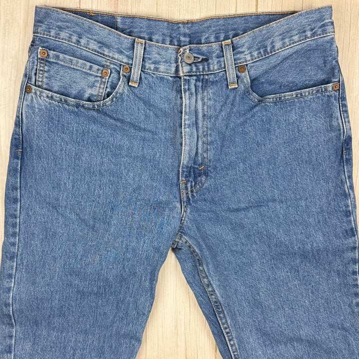 Levis 516 Straight Leg Denim Jeans - Size 35/30