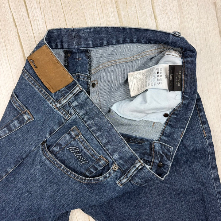 Brioni Italy Mens Slim Straight 'Campiglio' Stretch Jeans - Size 36S