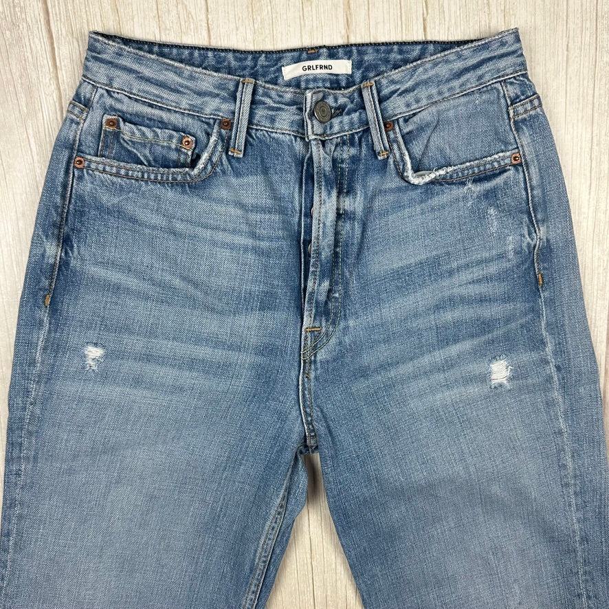 GRLFRND 'Carla' High Rise Bell Jeans -Size 28
