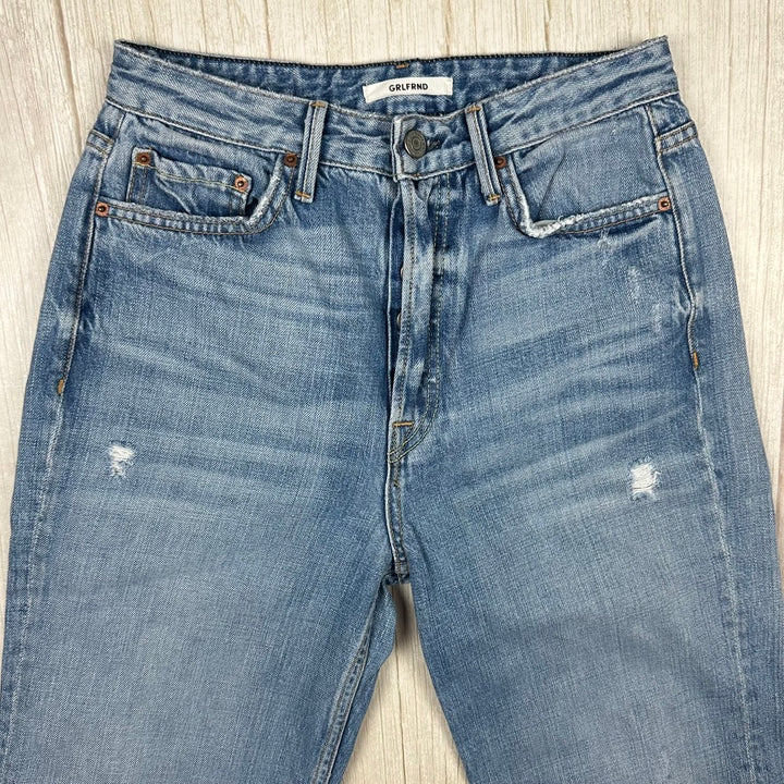 GRLFRND 'Carla' High Rise Bell Jeans -Size 28