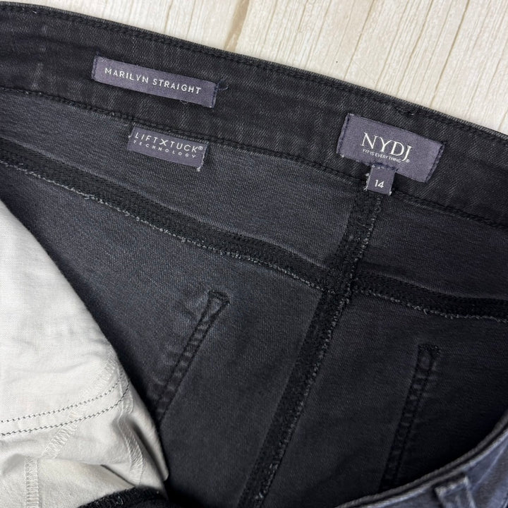 NYDJ - 'Lift & Tuck' MARILYN Straight Leg Jeans -Size 14US suit 18AU