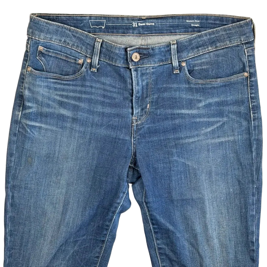 Levis Demi Curve Modern Rise Straight Jeans -Size 31 (13AU)