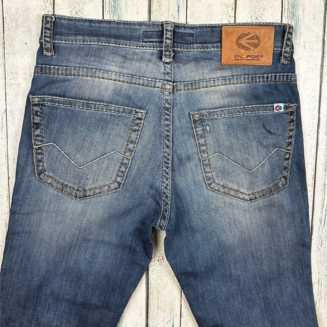 Energie by Miss Sixty Mens Straight Vintage Wash Jeans - Size 32/32 - Jean Pool