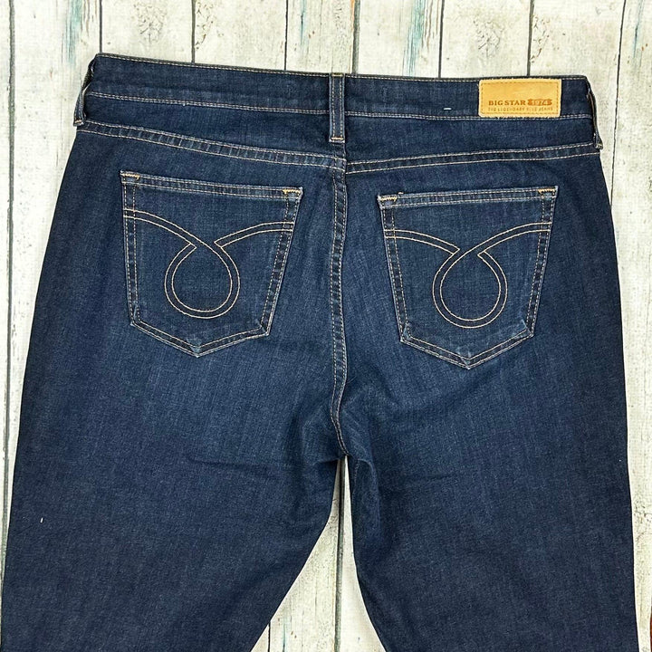 Big Star USA 'Omni' Bridgette Lift & Tuck Straight Leg Jeans -Size 32 - Jean Pool