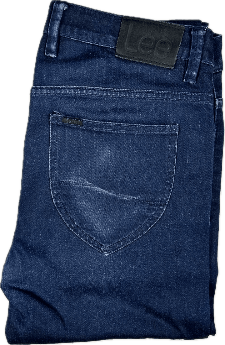 Lee Mens 'LO Skinny' Stretch Blue Jeans - Size 33 - Jean Pool