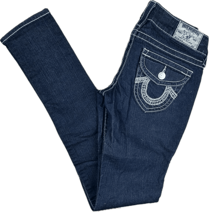 True Religion 'Julie' Dark Wash Skinny Jeans- Size 26