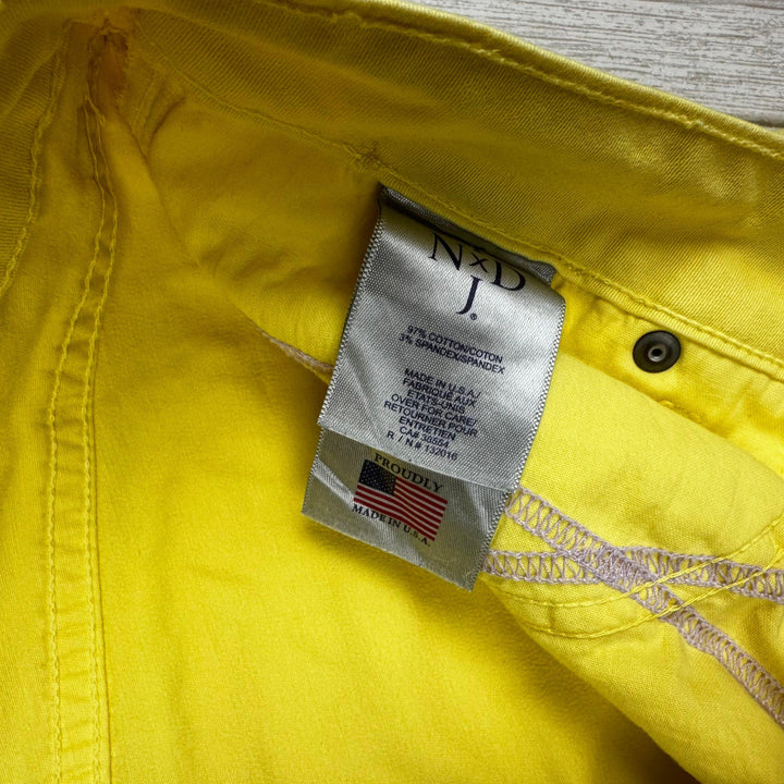 NYDJ - 'Lift & Tuck'  Stretch Yellow Jeans -Size 16US suit 20AU