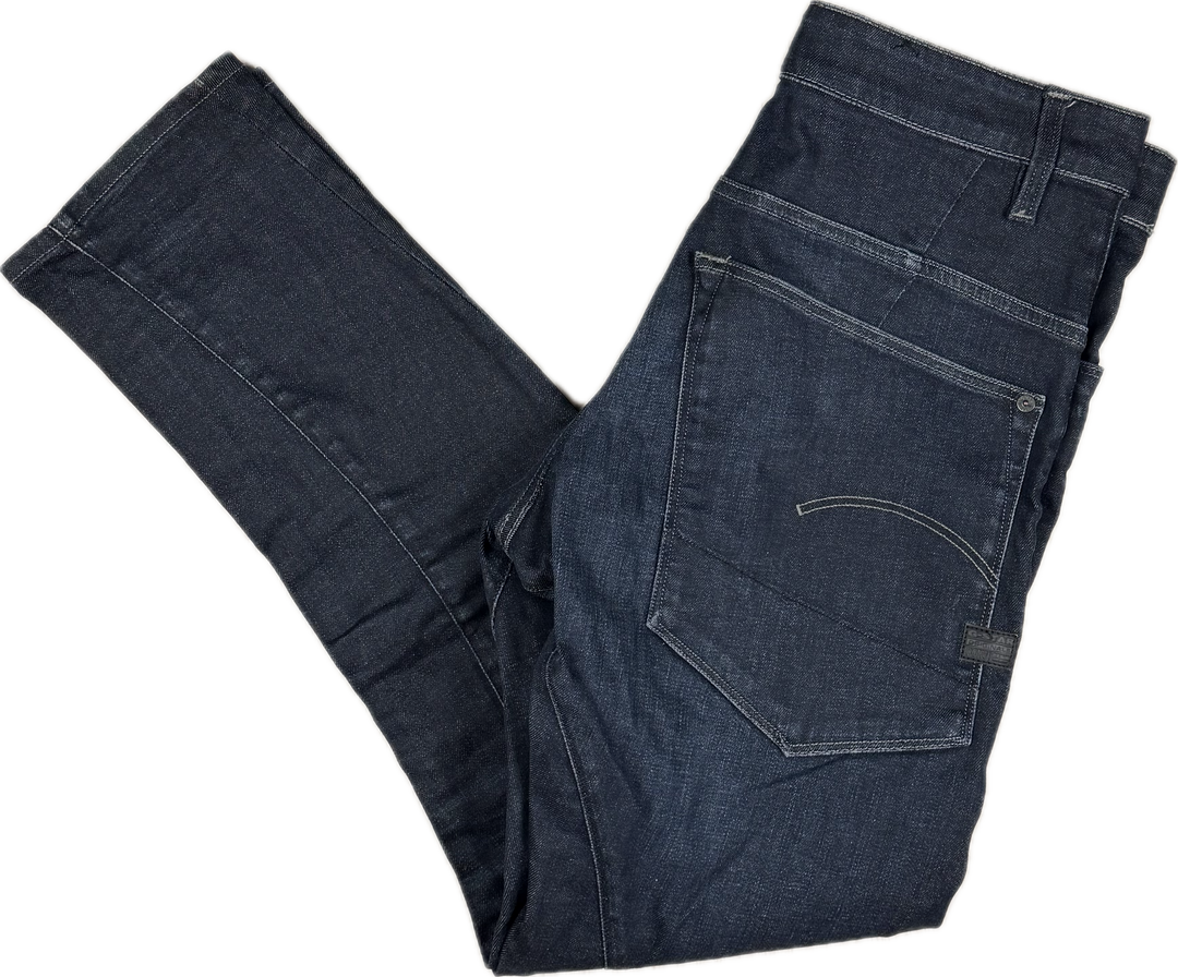 G Star Raw 'Type-C 3D Straight Tapered' Mens Jeans -Size 31