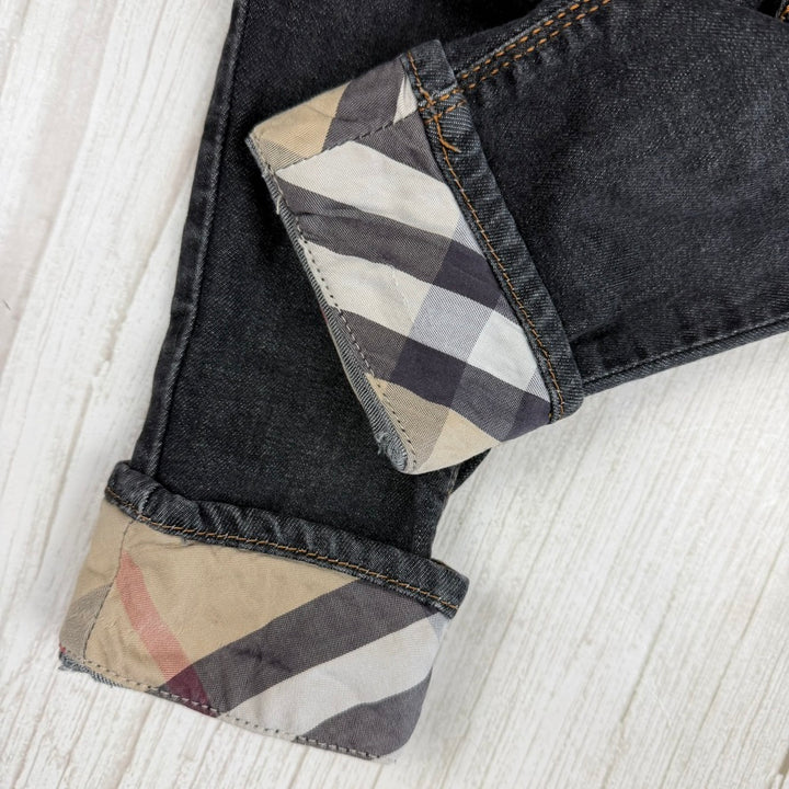 Burberry London Baby Jeans Nova Check Cuff - Size 18M